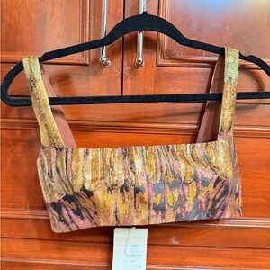 Valentino Vibrant Patterned Crop Top